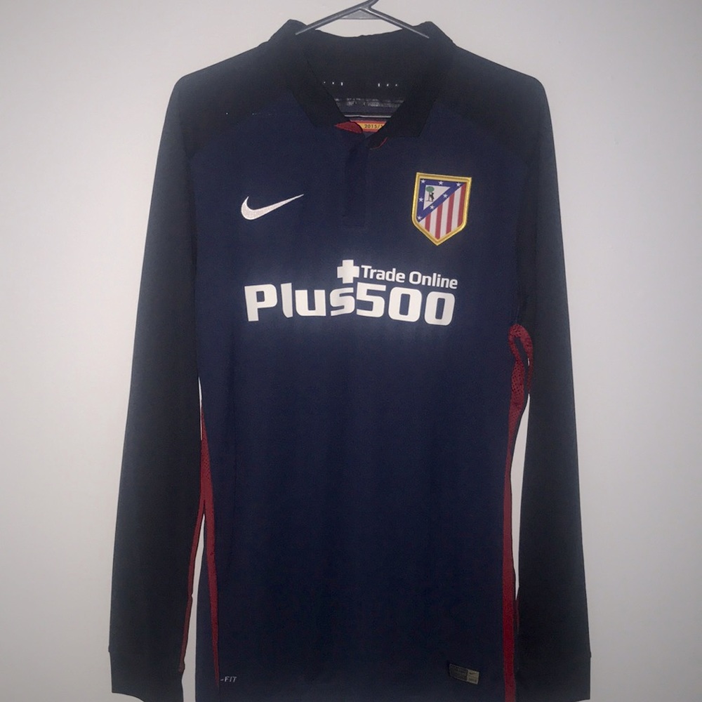 Nike 2016 Atlético Madrid L/S Away Jersey